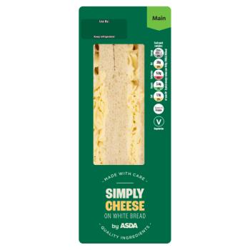 ASDA Simply Cheese on White Bread