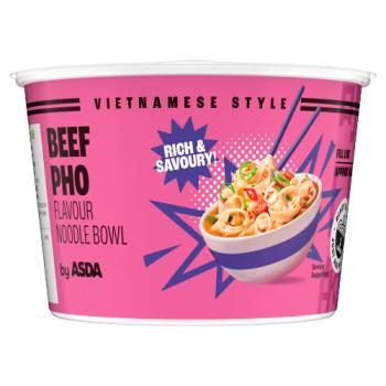 ASDA Vietnamese Style Beef PHO Flavour Noodle Bowl 73g