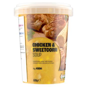 Asda Chicken & Sweetcorn Soup 600g