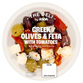 ASDA the Deli Greek Olives & Feta with Tomatoes 150g
