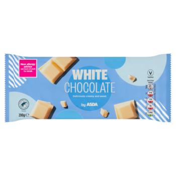 Asda White Chocolate 200g