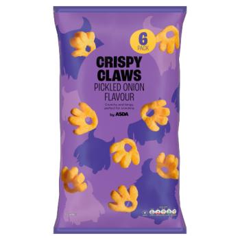 ASDA Pickled Onion Flavour Crispy Claws 120g (6 x 20g)