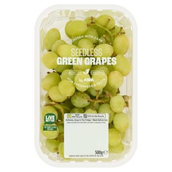 ASDA Seedless Green Grapes 500g