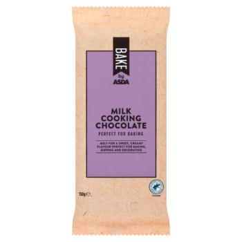 Bake by ASDA Milk Cooking Chocolate 150g