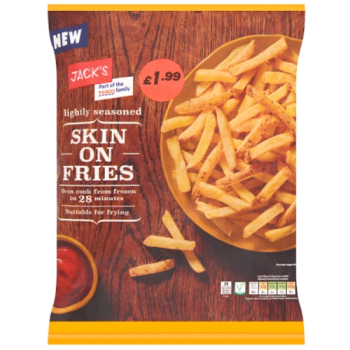 Jack's Lightly Seasoned Skin on Fries 750g