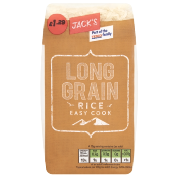 Jack's Long Grain Rice 500g
