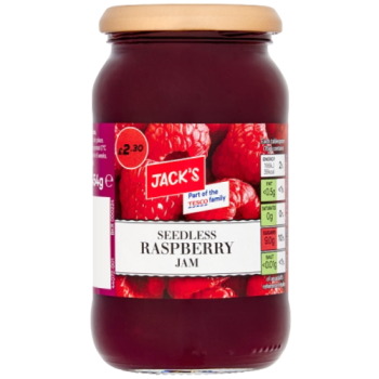 Jack's Seedless Raspberry Jam 454g