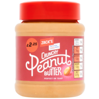 Jack's Crunchy Peanut Butter 340g