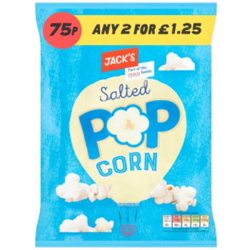 Jack's Salted Popcorn 50g