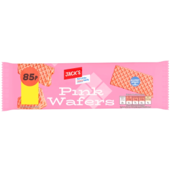 Jack's Pink Wafers 100g 