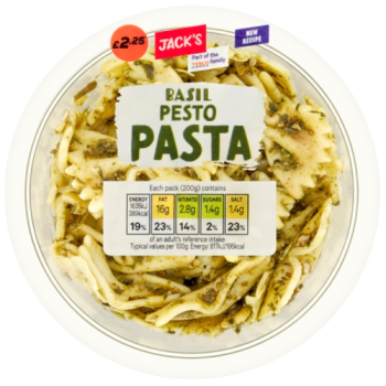 Jack's Basil Pesto Pasta 200g 