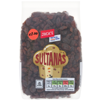 Jack's Sultanas 375g