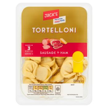 Jack's Sausage & Ham Tortelloni 250g