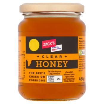 Jack's Clear Honey 454g