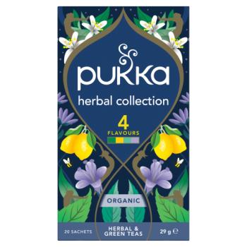 Pukka Organic Herbal Collection 20 Herbal & Green Teas Sachets 29g