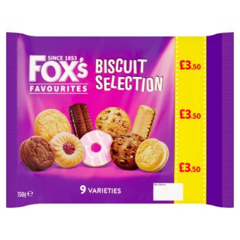 Fox's Favourites 9 Varieties Biscuit Selection 350g