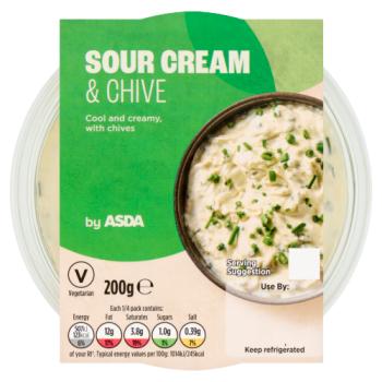 ASDA Sour Cream & Chive 200g
