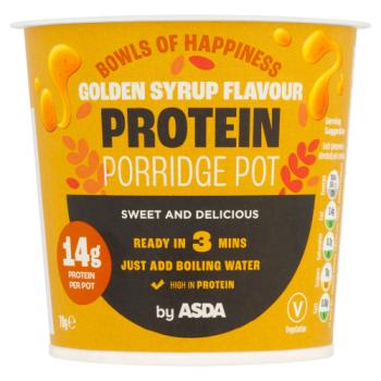 ASDA Golden Syrup Flavour Protein Porridge Pot 70g