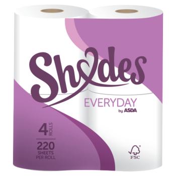Shades by ASDA 4 Everyday Rolls