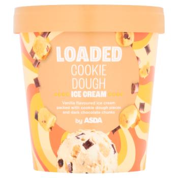 ASDA Loaded Cookie Dough Ice Cream 425ml