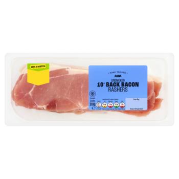 ASDA 10 Unsmoked Back Bacon Rashers 310g