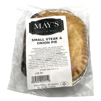 Reg May's Small Steak & Onion Pie 