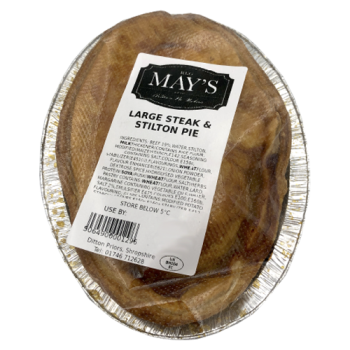 Reg May's Large Steak & Stilton Pie 