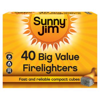 Sunny Jim 40 Big Value Firelighters