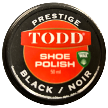 TODD Black Shoe Polish 50ml 