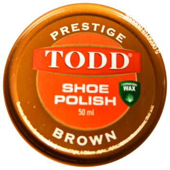 TODD Brown Shoe Polish 50ml 