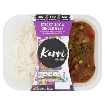 Karri Kitchen Sticky Soy & Ginger Beef 370g