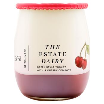The Estate Dairy Greek Style Yogurt with a Cherry Compote 125g