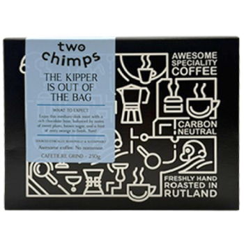 Two Chimps The Kipper Is Out The Bag Cafetiere Grind 250g 