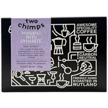 Two Chimps Phishing With Dynamite Decaffeinated Whole Bean 250g 