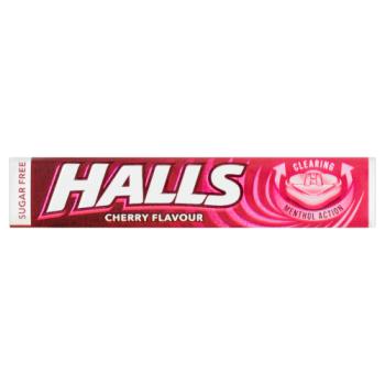 Halls Cherry Sugar Free Candy 32g
