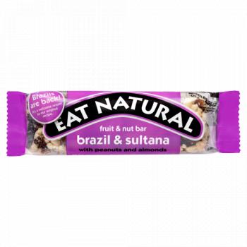 Eat Natural Fruit & Nut Bar Brazil & Sultana 50g