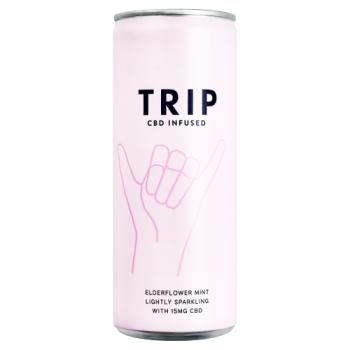 TRIP CBD Infused Elderflower Mint 250ml