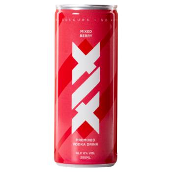 XIX Premixed Mixed Berry Vodka Drink 250ml