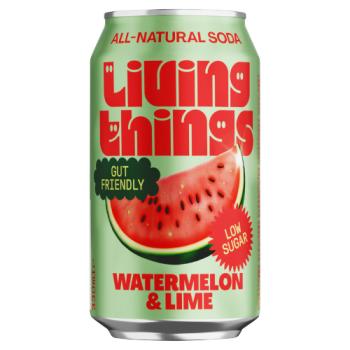 Living Things Watermelon & Lime 4 x 330ml