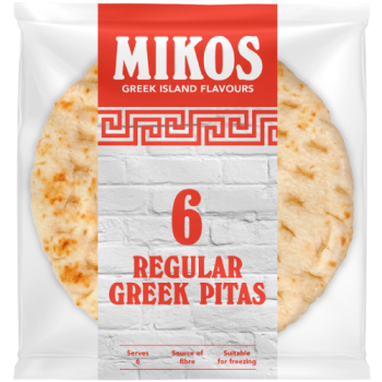 Mikos 6 Regular Greek Pitas 390g