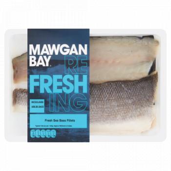 Mawgan Bay Refreshing Fresh Sea Bass Fillets 180g