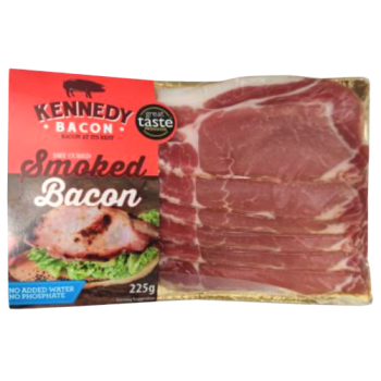 Kennedy Bacon Dry Cured Smoked Bacon 225g