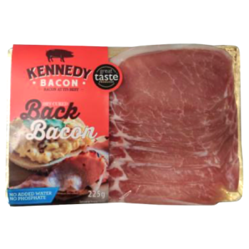 Kennedy Bacon Dry Cured Back Bacon 225g
