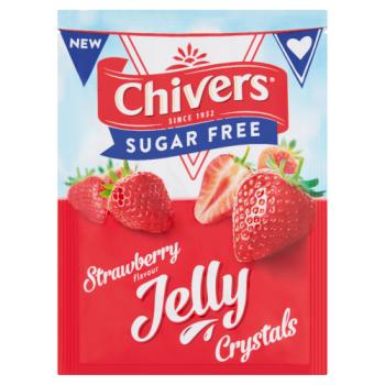 Chivers Sugar Free Strawberry Flavour Jelly Crystals 11.5g