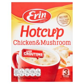 Erin Hotcup Chicken & Mushroom with Croutons 80g