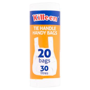 Killeen Tie Handle Handy Bags 20 Bags 30 Litres