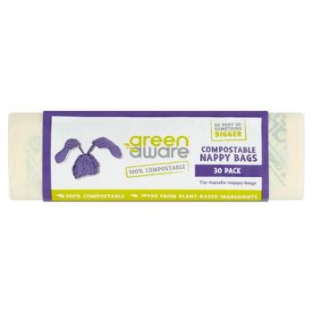 GreenAware Compostable Nappy Bags 30 Pack