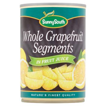 Sunny South Whole Grapefruit Segments in Fruit Juice 425g