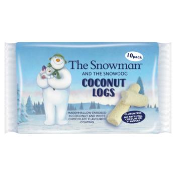 The Snowman and the Snowdog 10 Coconut Logs