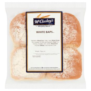 McCloskey's White Baps 4 x 75g